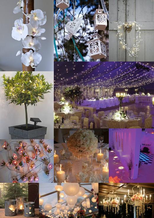 Ask your wedding venue what they can provide for atmospheric lighting 