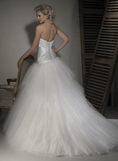 Picture of Back of Giselle Wedding Dress Maggie Sottero 2011 Collection
