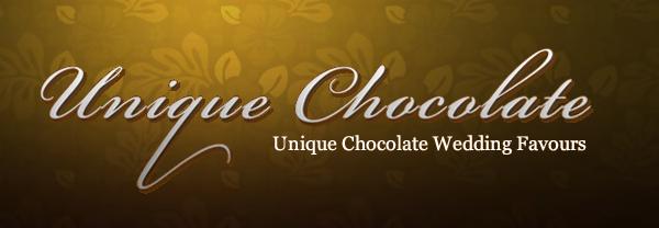  chocolate lattice wedding favours from Unique Chocolate