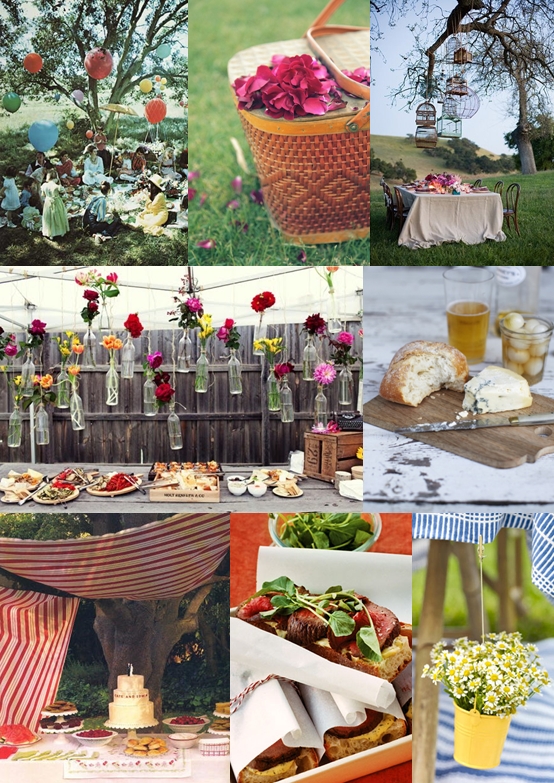 Here are some ideas for wedding picnics Wedding Picnic Ideas Mood Board