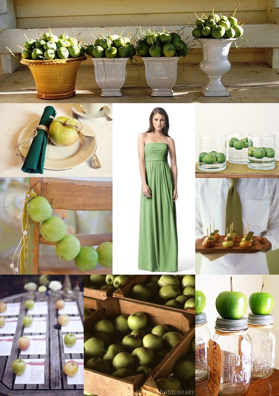 Here are some of The Wedding Community's favourite green apple wedding ideas