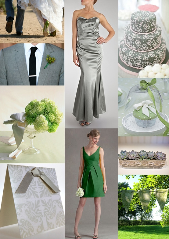 Here are some grey and green wedding ideas to inspire you