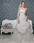 Picture of Ebony Ivory Wedding Dress - Amanda Wyatt 2011 Collection