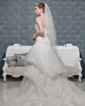 Picture of Back of Ebony Ivory Wedding Dress - Amanda Wyatt 2011 Collection