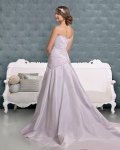Picture of Back of Indigo Lavender Wedding Dress - Amanda Wyatt 2011 Collection