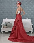 Picture of Back of Monet Red Ivory Wedding Dress - Amanda Wyatt 2011 Collection