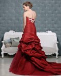 Picture of Back of Peyton Crimson Wedding Dress - Amanda Wyatt 2011 Collection