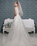 Picture of Back of Princess Wedding Dress - Amanda Wyatt 2011 Collection