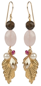 Picture of Yarwood-White Blackburn Bridal Collection Leaf Earrings